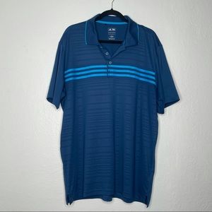 Adidas Golf Polo Size Large in Blue